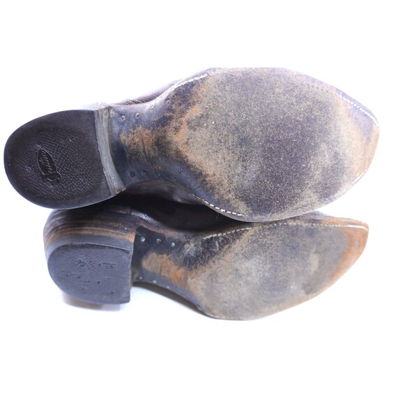 Vtg JUSTIN Exotic Iguana Lizard Western / Cowboy Boots Brown Men’s Sz 10 D 5899 - Picture 5 of 6